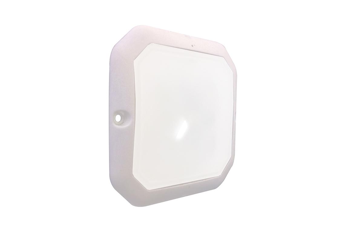 Plafonnier 4 LED 124x124mm avec détection de mouvement PIR